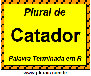 Plural de Catador