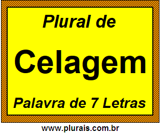 Plural de Celagem