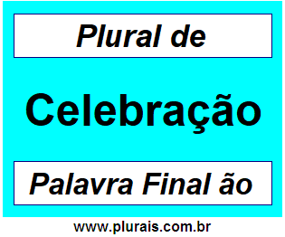 Plural de Celebração