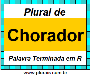 Plural de Chorador