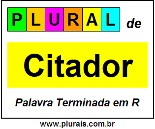 Plural de Citador