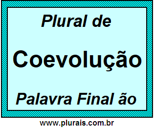 Plural de Coevolução