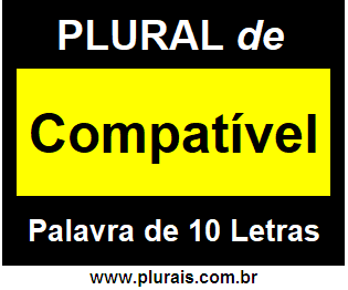 Plural de Compatível