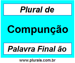 Plural de Compunção