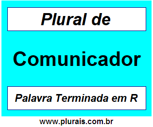 Plural de Comunicador