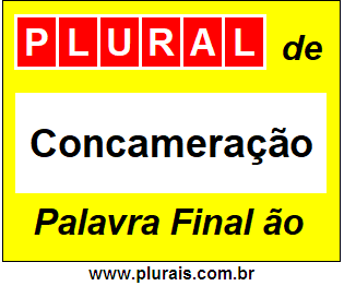 Plural de Concameração