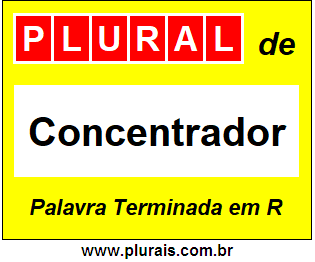 Plural de Concentrador