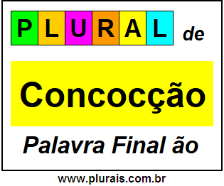 Plural de Concocção