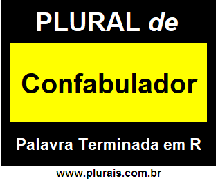 Plural de Confabulador