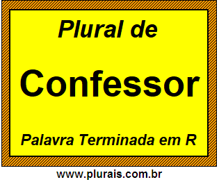 Plural de Confessor