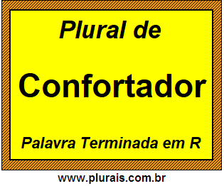 Plural de Confortador