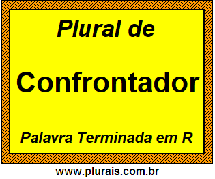 Plural de Confrontador