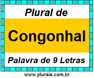 Plural de Congonhal