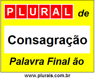 Plural de Consagração