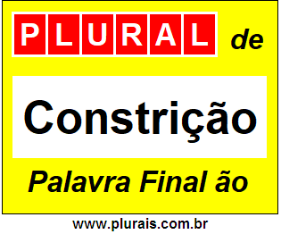 Plural de Constrição