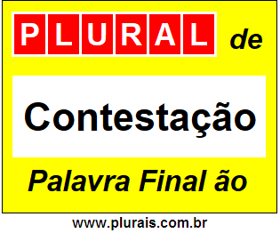 Plural de Contestação