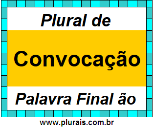 Plural de Convocação