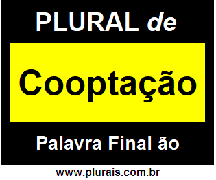 Plural de Cooptação