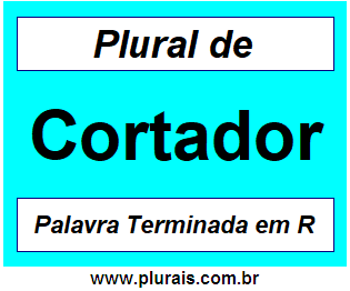 Plural de Cortador