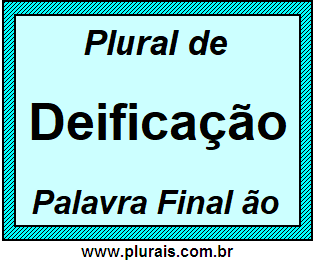 Plural de Deificação