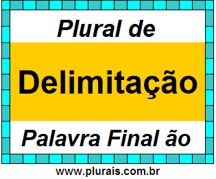 Plural de Delimitação