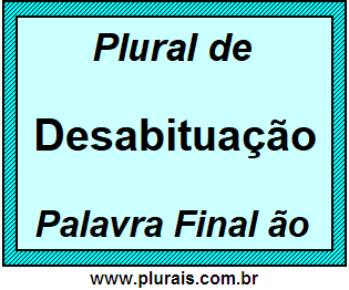 Plural de Desabituação