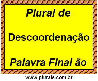 Plural de Descoordenação