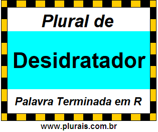 Plural de Desidratador