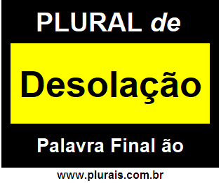 Plural de Desolação