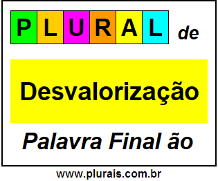 Plural de Desvalorização