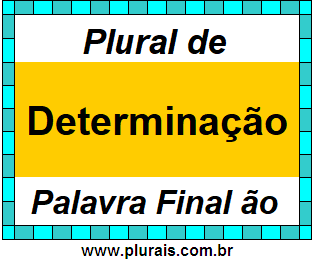 Plural de Determinação