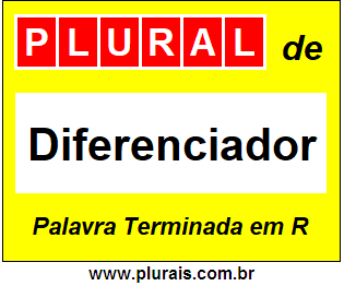 Plural de Diferenciador