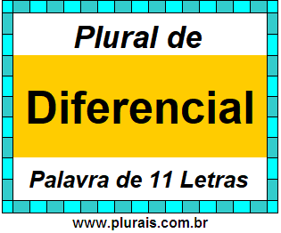 Plural de Diferencial