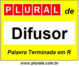 Plural de Difusor