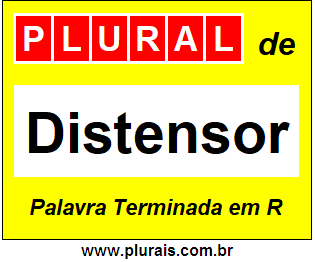 Plural de Distensor