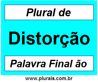 Plural de Distorção