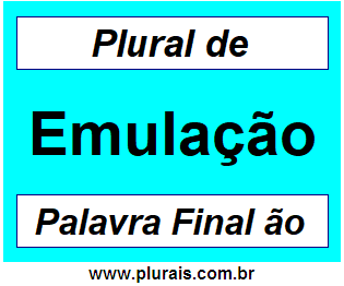 Plural de Emulação