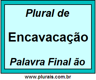 Plural de Encavacação