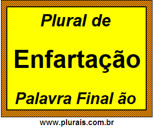 Plural de Enfartação