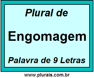 Plural de Engomagem