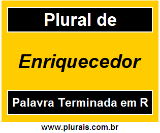 Plural de Enriquecedor