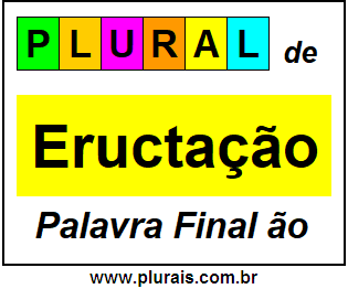 Plural de Eructação