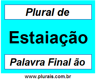 Plural de Estaiação