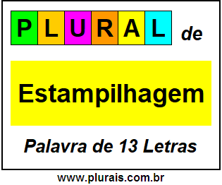 Plural de Estampilhagem