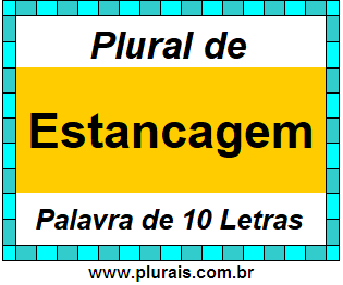 Plural de Estancagem