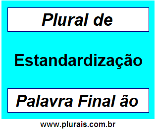 Plural de Estandardização