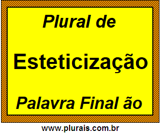 Plural de Esteticização