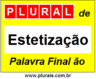 Plural de Estetização