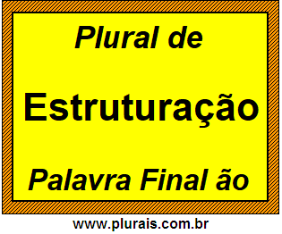 Plural de Estruturação