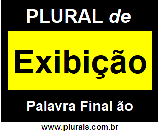 Plural de Exibição